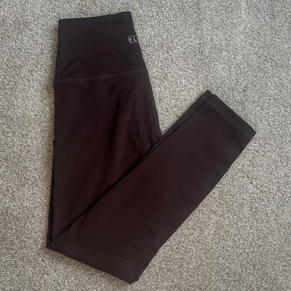 Fleo Brown High-Rise Women's Leggings